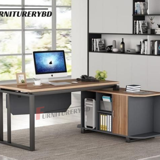 Sr. Executive Table with side rack  Model -TSET-0304