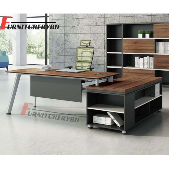 Sr. Executive Table with side rack  Model- TSET-0305