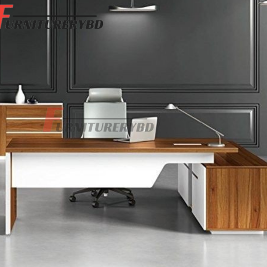 Sr. Executive Table with side rack  Model - TSET-0306