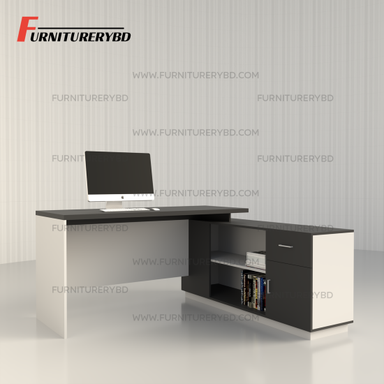 Sr. Executive Table with side rack  Model -TSET-0308