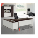 Sr. Executive Table with side rack  Model -TSET-0308