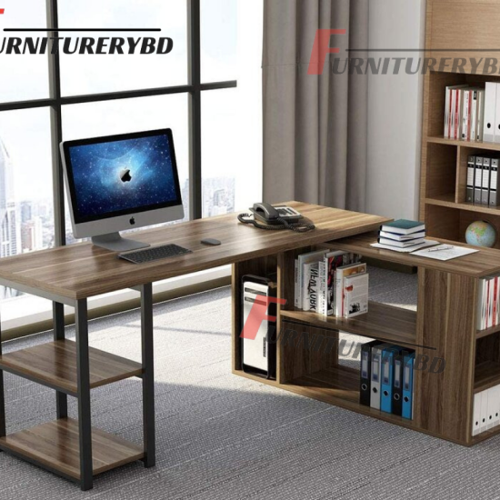 Sr. Executive Table with side rack  Model -TSET-0315