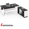 Sr. Executive Table with side rack  Model # TSET-0318