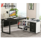 Sr. Executive Table with side rack  Model # TSET-0333