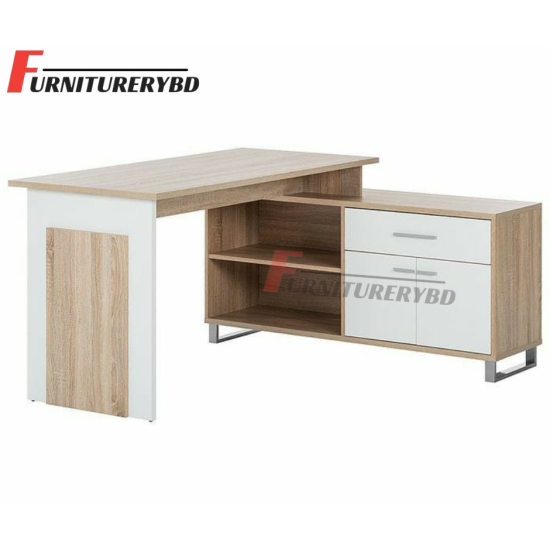 Sr. Executive Table with side rack  Model # TSET-0321