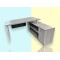 Sr. Executive Table with side rack  Model # TSET-0323