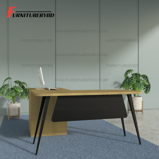 Sr. Executive Table with side rack  Model # TSET-0326