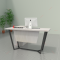 Sr. Executive Table with side rack  Model # TSET-0328