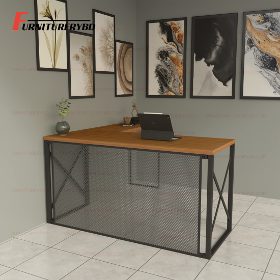 Sr. Executive Table with side rack  Model # TSET-0334