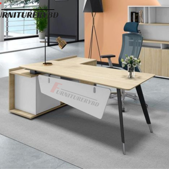 Sr. Executive Table with side rack  Model # TSET-0343