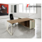 Sr. Executive Table with side rack  Model # TSET-0347