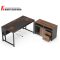 Sr. Executive Table with side rack  Model # TSET-0349