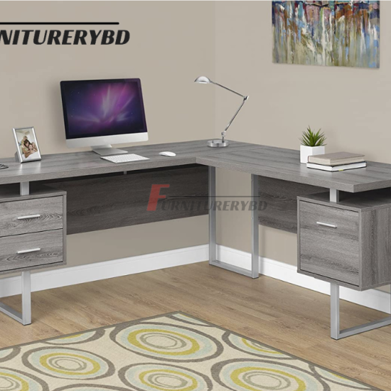 Sr. Executive Table with side rack  Model # TSET-0352