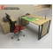 Sr. Executive Table with side rack  Model # TSET-0356