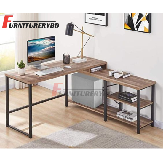 Sr. Executive Table with side rack  Model # TSET-0357