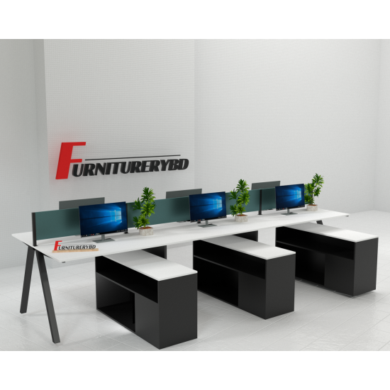 Workstation with side rack  Model: FWS-0214